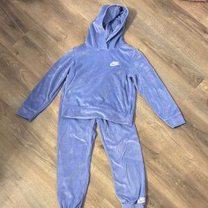 Nike Lavender Velour Tracksuit